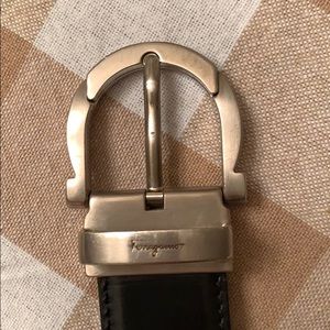 Ferragamo reversible black and brown belt.